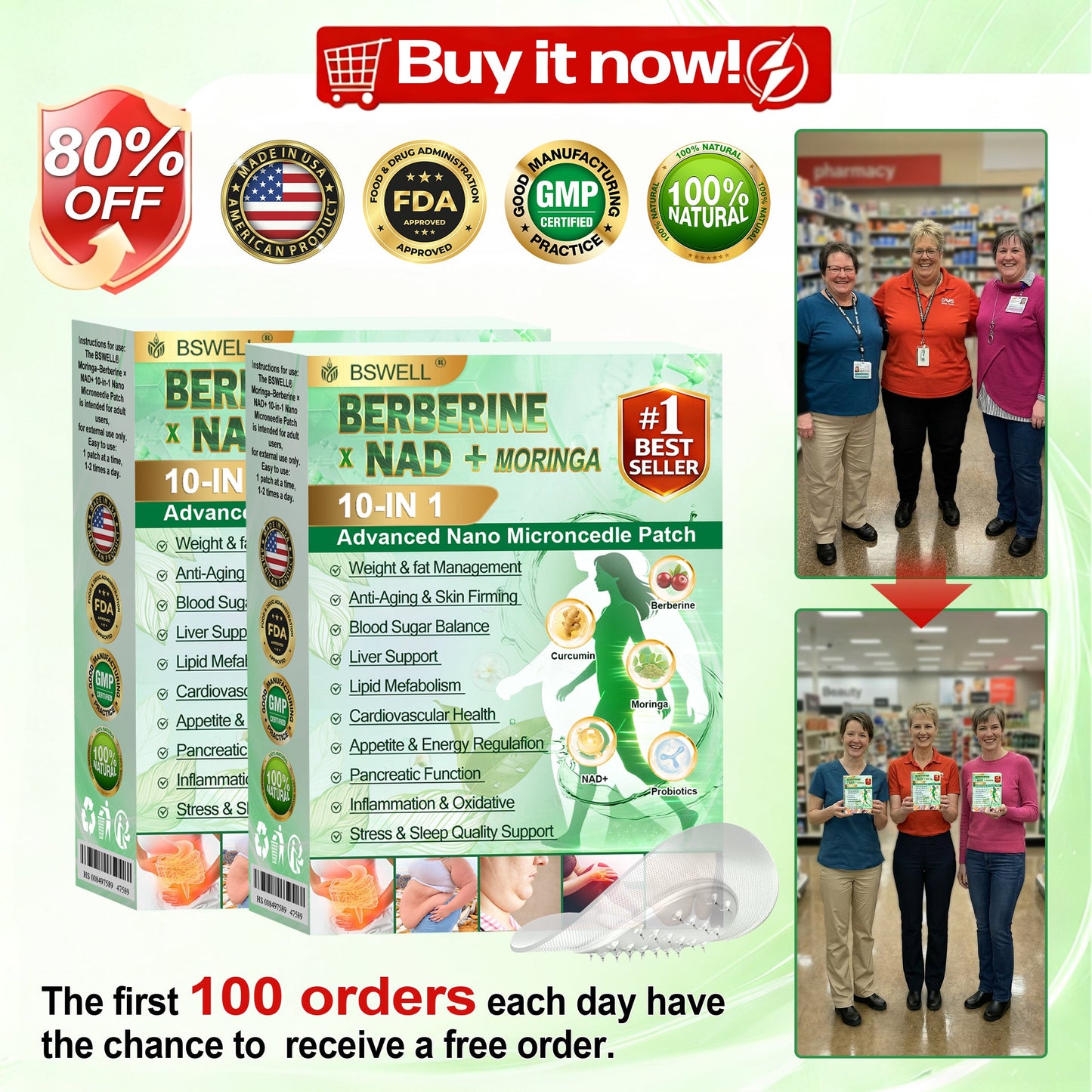 ๐ Only 5 boxes left! We're offering you an additional 50% discount! Get yourself in shape and healthy. Miss out now, and you won't have another chance until next year.